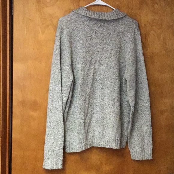 KAREN SCOTT woman’s warm looking winter sweater sz L black & white - Picture 4 of 7